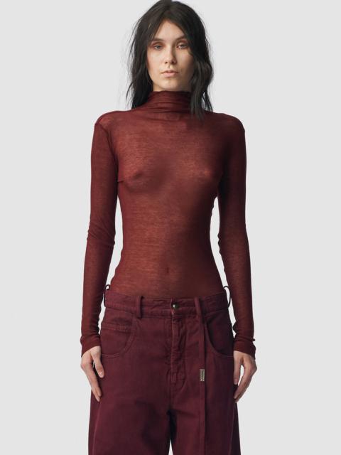Ann Demeulemeester Kaisu Standard Fit Long Sleeve Turtle Neck Tee