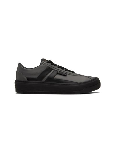 Lanvin Gray & Black 'Cash by ' Sneakers