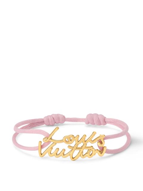 Louis Vuitton LV Script Bracelet