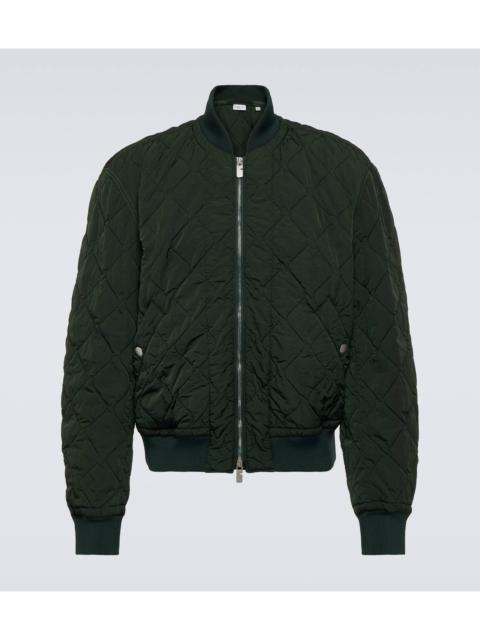 Burberry quilted zip-up 폭격기 재킷