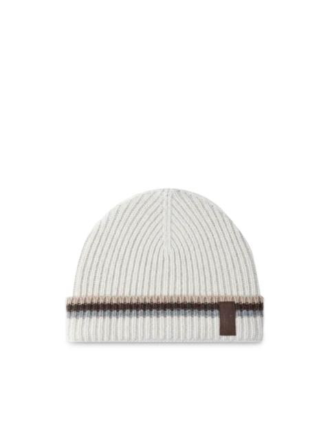 Paul & Shark ribbed beanie hat