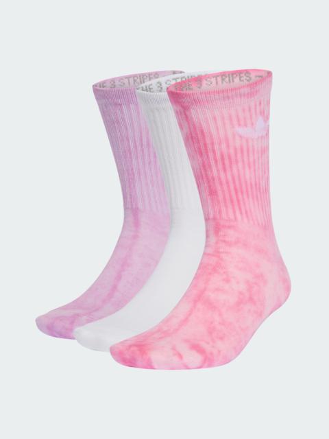 adidas Tie Dye Crew Socks 3 Pairs