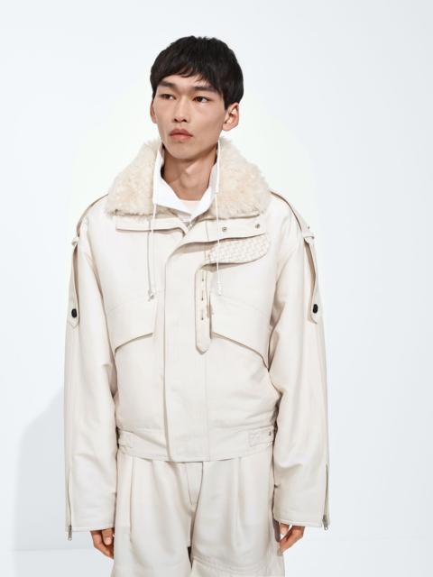 Bottega Veneta Cotton And Silk Padded Blouson