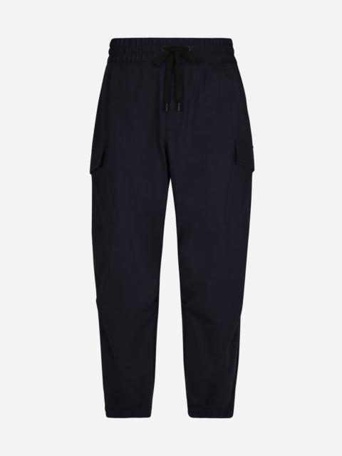 Dolce & Gabbana Stretch cotton cargo pants with tag