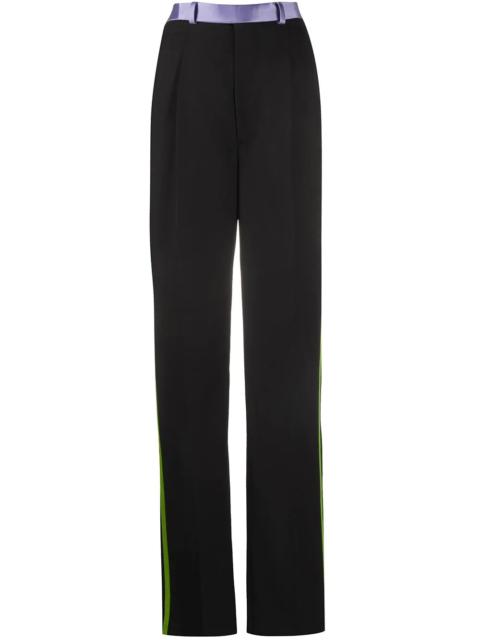 Haider Ackermann Bondi stripe detail trousers