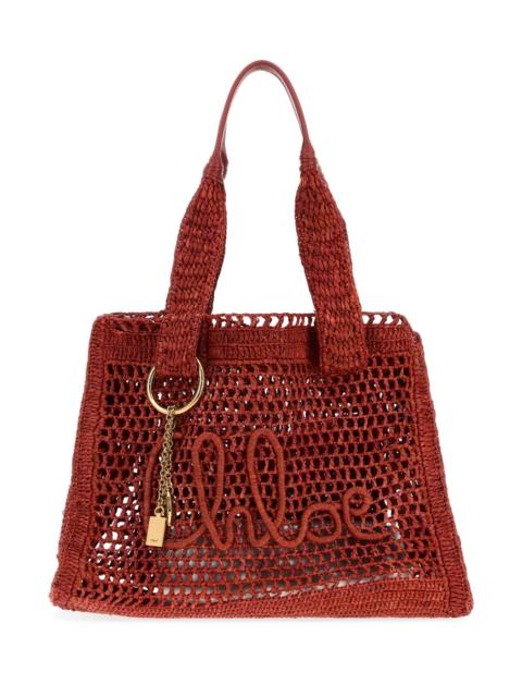 Chloé Chloé Summer Banana Shoulder Bag — Red