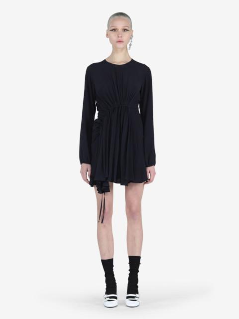 N°21 ASYMMETRIC HEM MINI DRESS