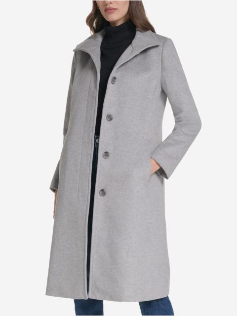 COLE HAAN Women's Stand Collar Wool Coat