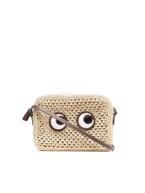 Anya Hindmarch Raffia Eyes crossbody bag