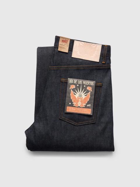 Naked & Famous "Dia De Los Muertos Bat" 12.5oz Selvedge Denim - Strong Guy Fit