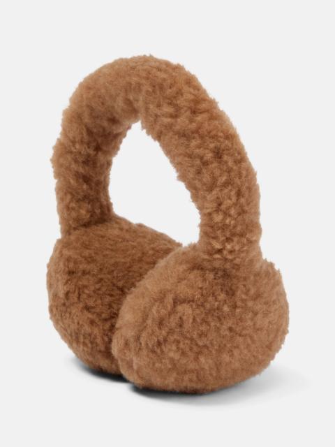 Max Mara Camel hair and silk ear muffs