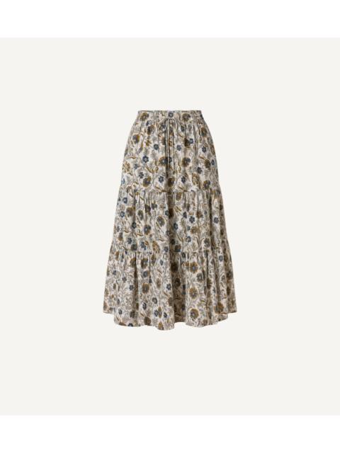 Cleobella CHELSEA MIDI SKIRT | FLORAL POLKA