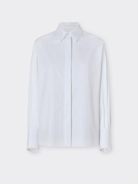 Ferrari Jacquard Cotton Satin Shirt