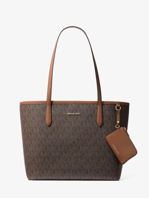 MICHAEL KORS Jet Set Large Signature Logo Tote Bag