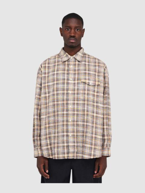 FrizmWORKS Uneven check shirt