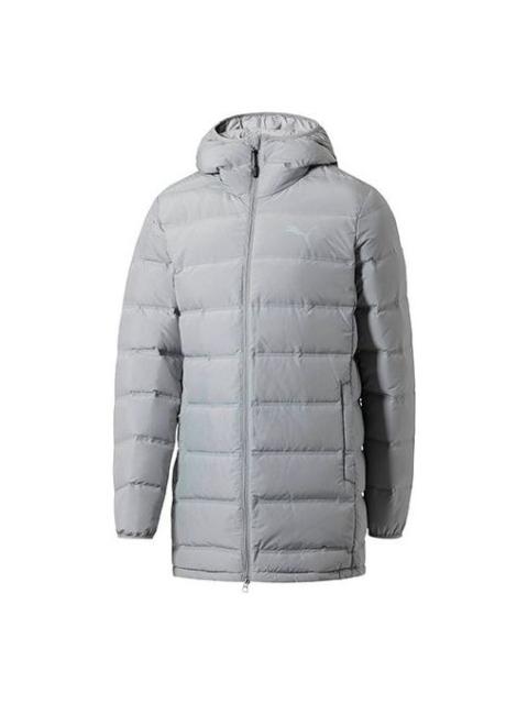 PUMA PUMA Active Medium Long Down Jacket 'Grey White' 592362-44