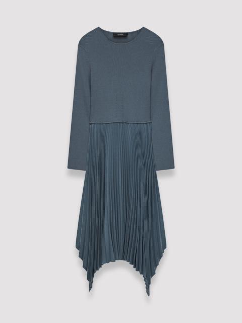 JOSEPH Pleated Flannel Deron Dress