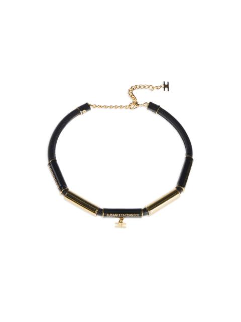 ELISABETTA FRANCHI tubular necklace