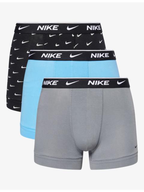 Nike Essential Pack of Three Cotton-Stretch Trunks