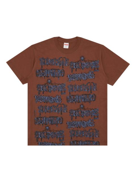 Supreme Supreme Trash Tee 'Brown' | REVERSIBLE