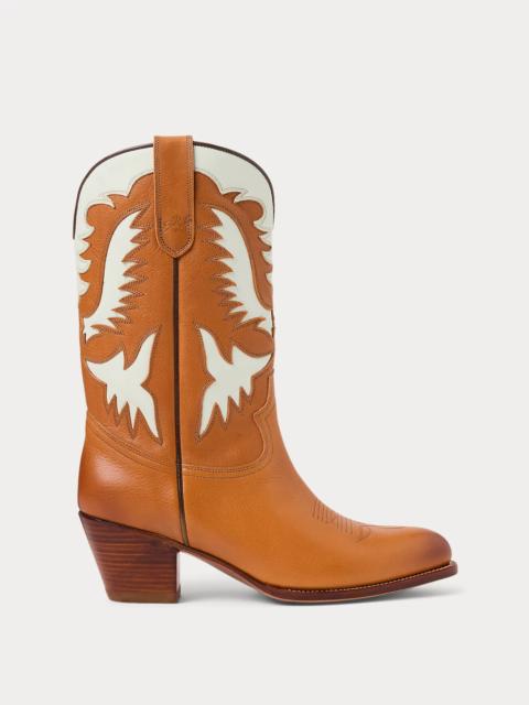 Polo Ralph Lauren Leather Cowboy Boot