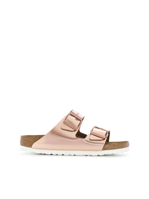 BIRKENSTOCK Arizona metallic strap sandals