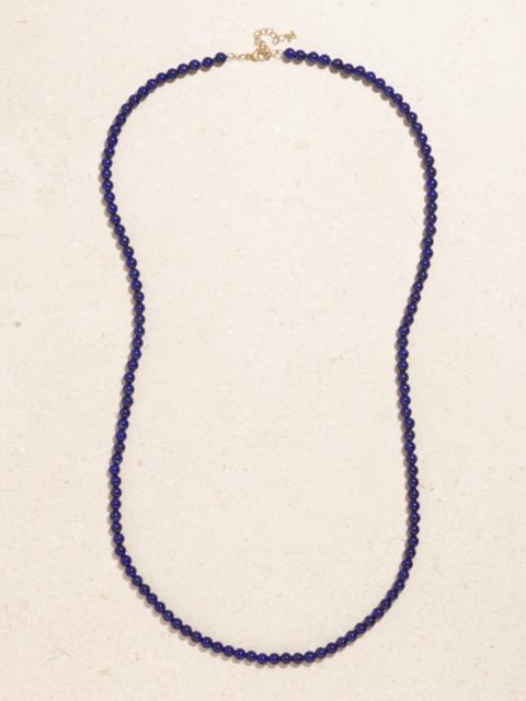 MATEO 14-karat Gold Lapis Lazuli Necklace