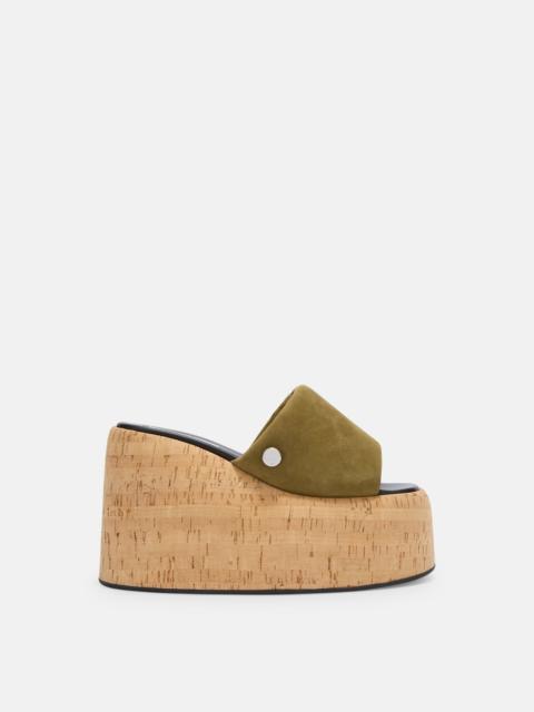 THE ATTICO ''MOCHI'' KHAKI FLATFORM
