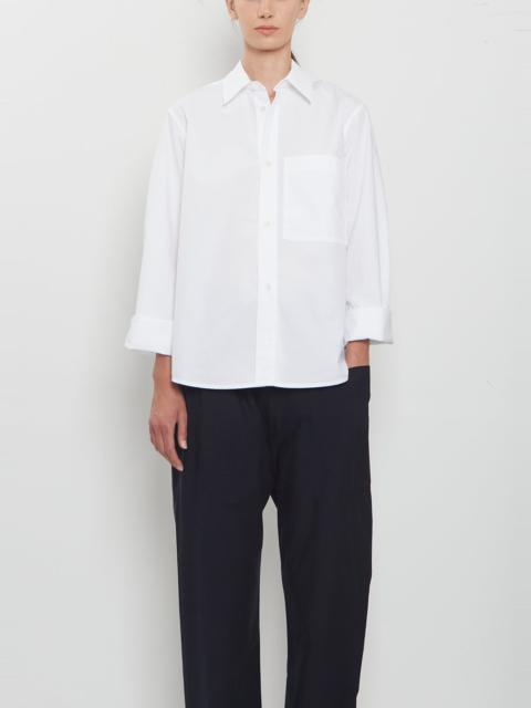 SOFIE D'HOORE Belone Cotton Poplin Shirt — Optical White