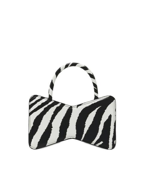 MACH & MACH zebra-print leather tote bag