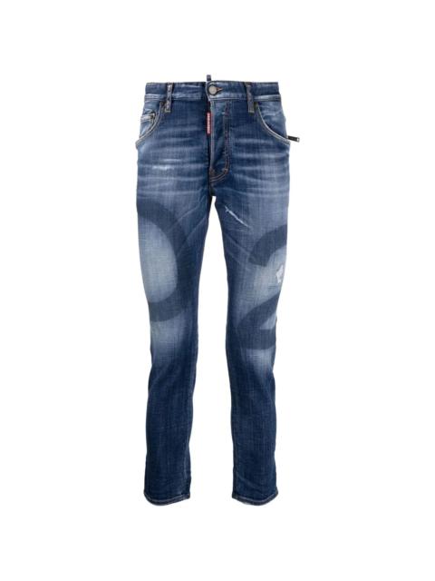 DSQUARED2 logo-print skinny jeans