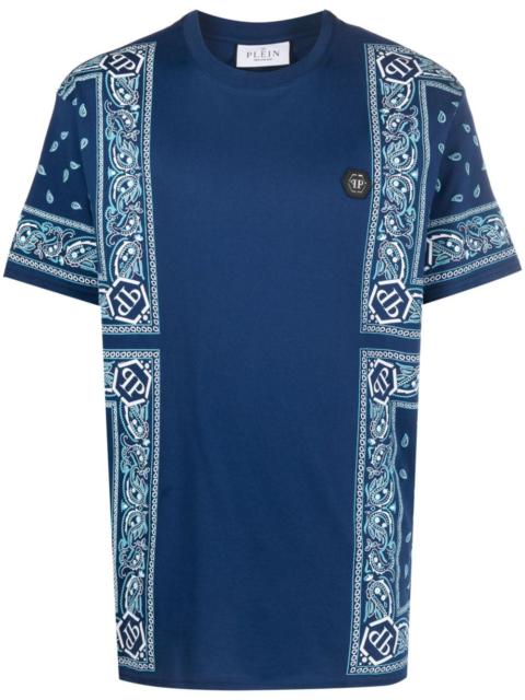 PHILIPP PLEIN Paisley Bandana short-sleeve T-shirt