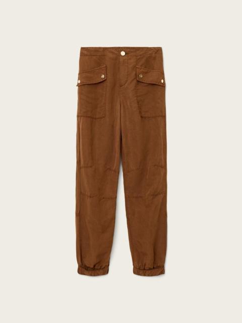 ALLSAINTS VAL CARGO LINEN BLEND PANTS