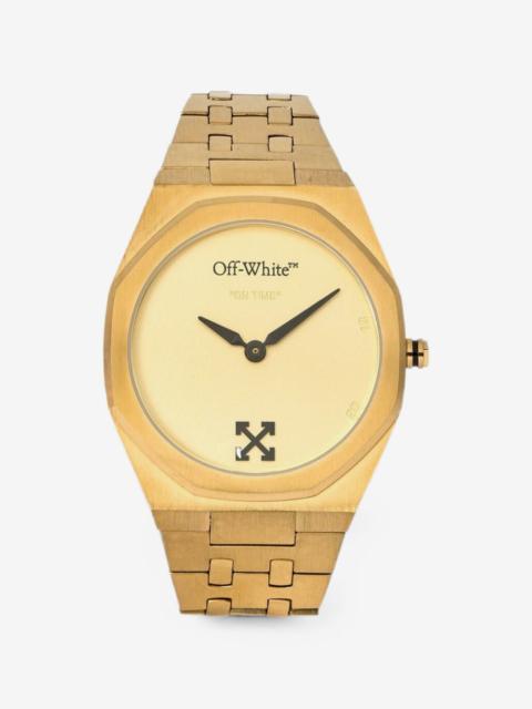 Off-White On Time octagonal 39mm watch