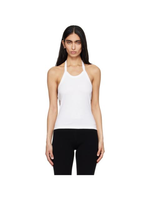 FLORE FLORE White Angie Tank Top