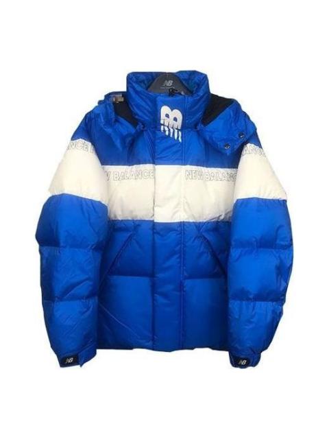New Balance Colorblock Padded Jacket 'Blue White' NP943011-BL