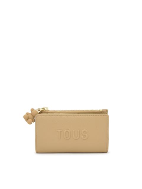 TOUS Sand-colored Card wallet TOUS Brenda