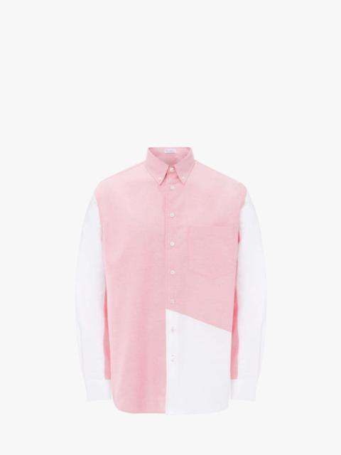 JW Anderson CLASSIC FIT PATCHWORK SHIRT