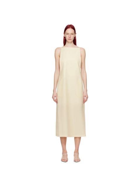AURALEE Hard Twist seam-deatil dress | REVERSIBLE
