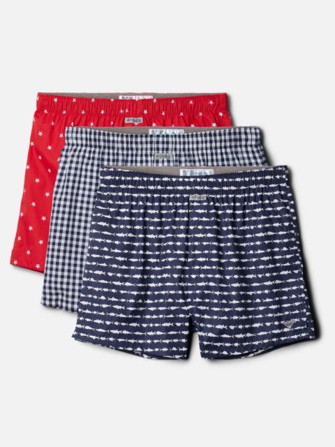 Columbia PFG Printed Woven Boxer - 3 pack
