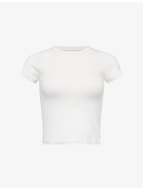 extreme cashmere America Cashmere-Blend Knitted T-Shirt