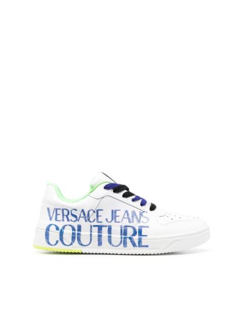 VERSACE JEANS COUTURE logo-print low-top sneakers