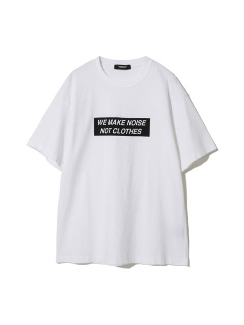 UNDERCOVER WE MAKE NOISE NOT CLOTHES WHITE T-SHIRT | tons | REVERSIBLE