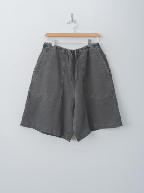 blurhms Light Sweat Fatigue Shorts - Black Pigment Over Dye