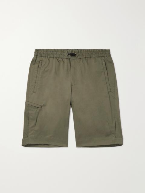 Moncler Straight-Leg Cotton-Blend Gabardine Shorts