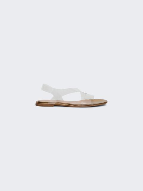 Gianvito Rossi Metropolis leather flat sandals