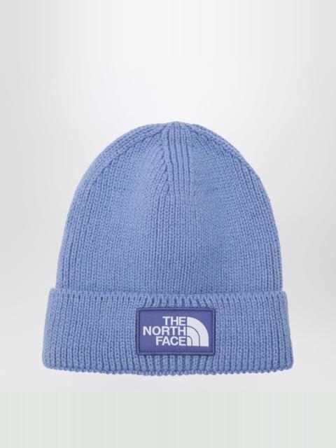 The North Face Indigo beanie with logo patch