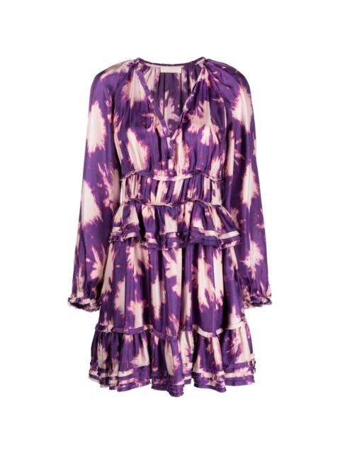 Emery silk mini dress