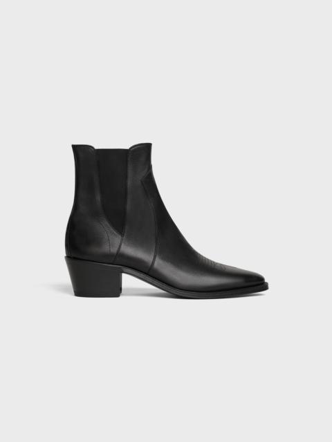 CELINE CELINE CAMARGUE WESTERN CHELSEA BOOT  IN  VEGETAL CALFSKIN