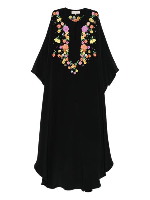 PUCCI floral-embroidered maxi dress